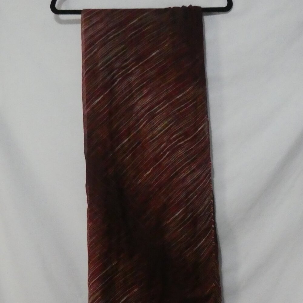 Unbranded | OS | Elegant Earthy Toned Sheer Scarf